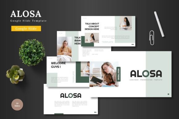 Alosa - Google Slide Template: A Versatile Tool for Every Presentation Need
