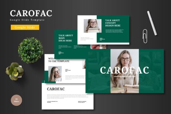 Carofac - Google Slide Template for Professional and Creative Workflows