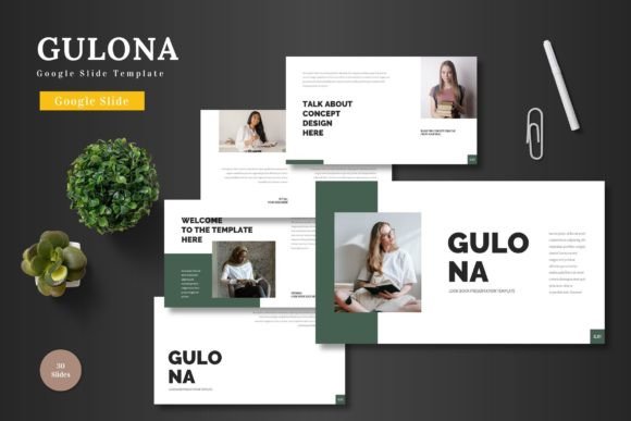 Gulona - Google Slide Template: A Versatile Tool for Professional Presentations
