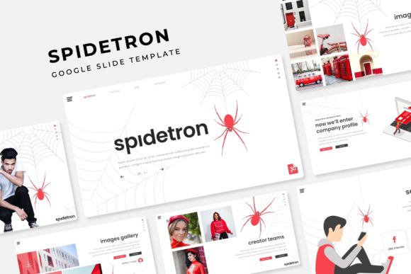 Spidetron Google Slide Template Overview