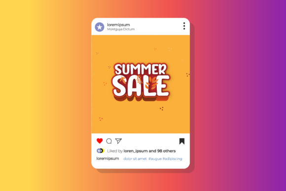 Summer Sale Social Media Vector Template: A Strategic Tool for Effective Brand Communication
